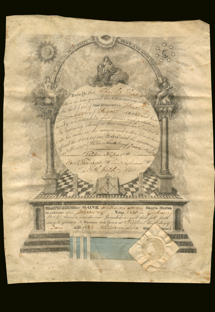 Masonic Document